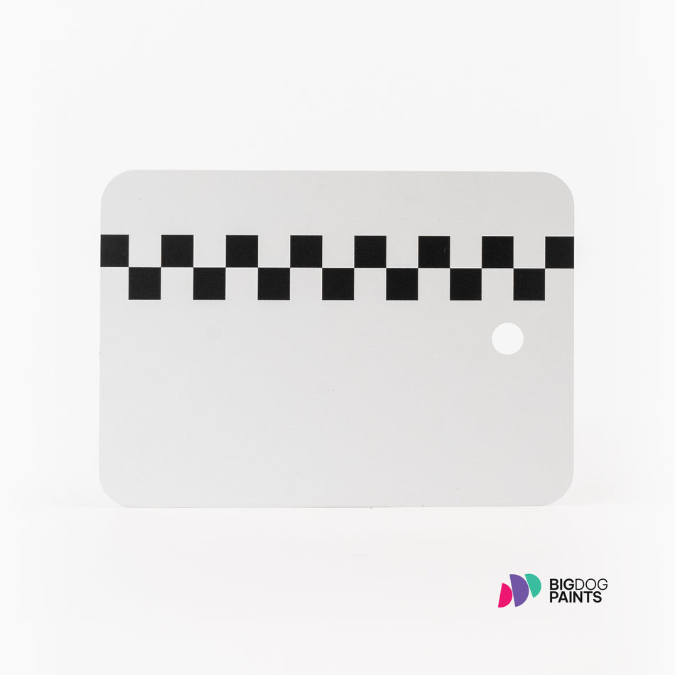 Metal Paint Spray Out Cards / Colour Check Panel x20
