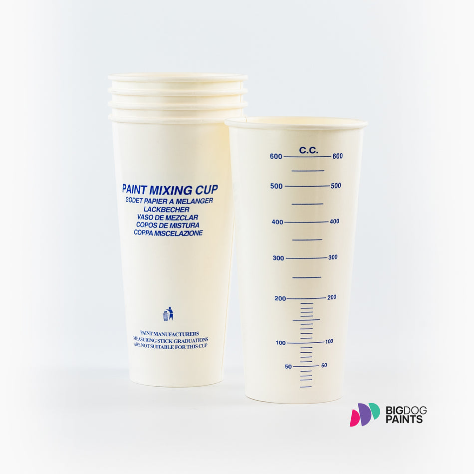Calibrated Paper Mixing Cup (600ML, Pack of 50)