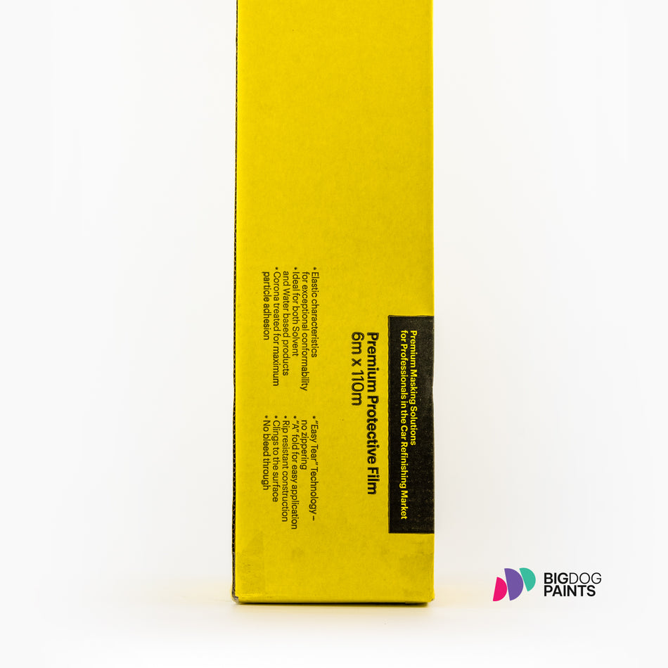 Q1 Masking Film Sheeting Roll 6m x 110m Premium Automotive Paint Protection