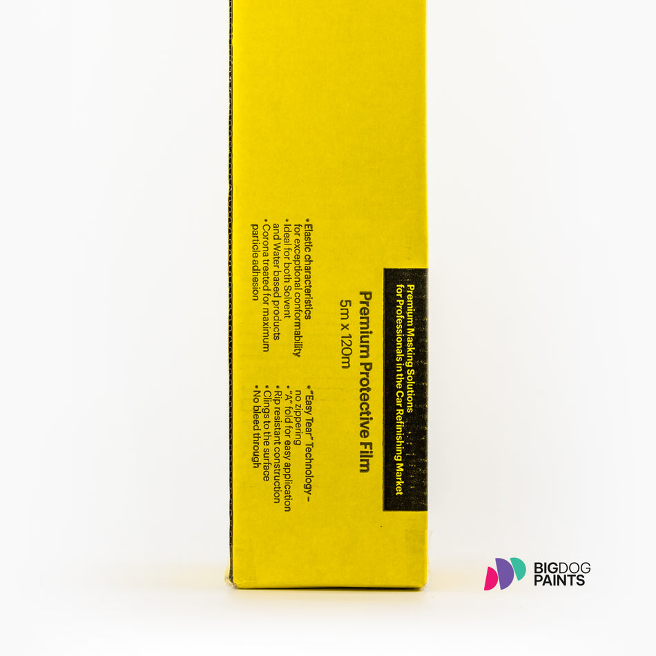Q1 Masking Film Sheeting Roll 5m x 120m Premium Automotive Paint Protection