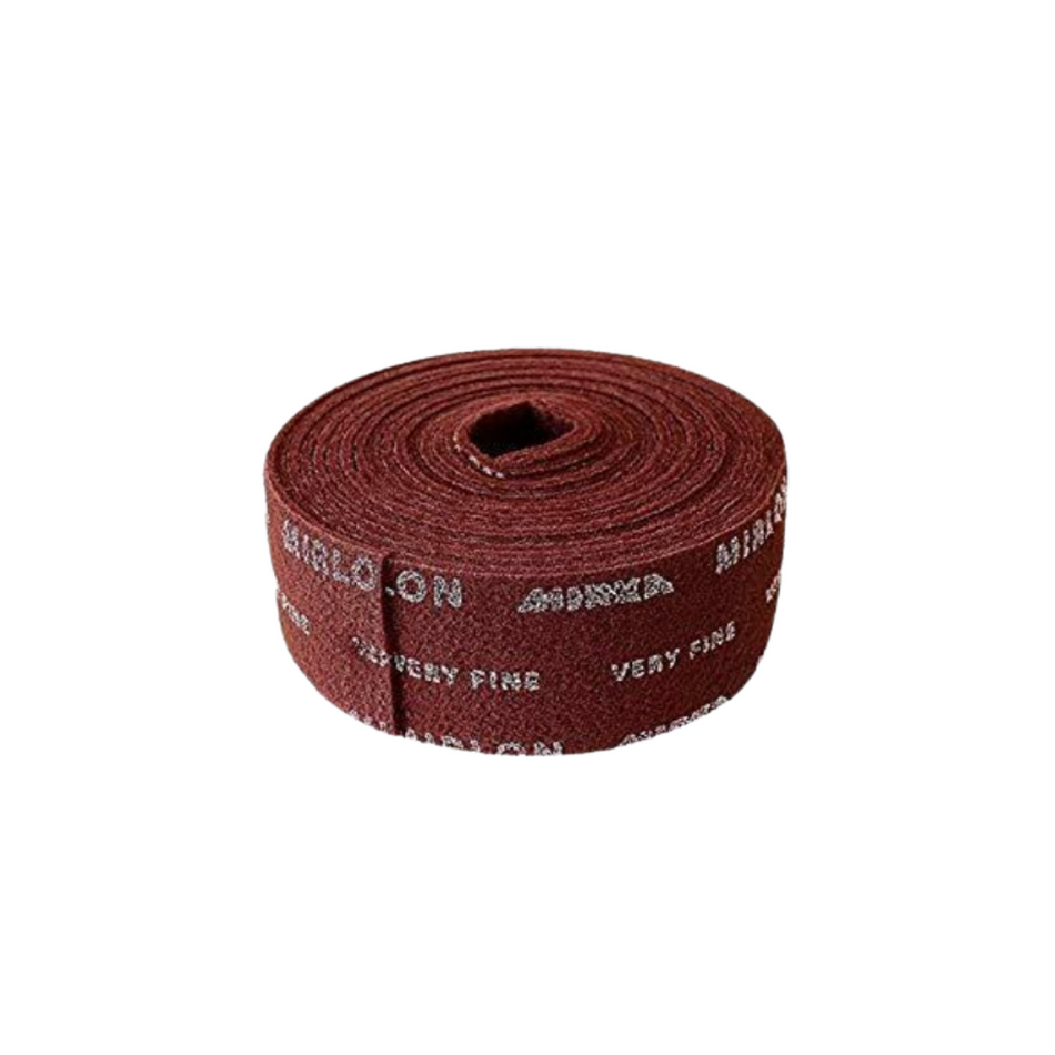 MIRKA MIRLON SCOTCH ROLL - RED VERY FINE (VF) - 115mm x 10m