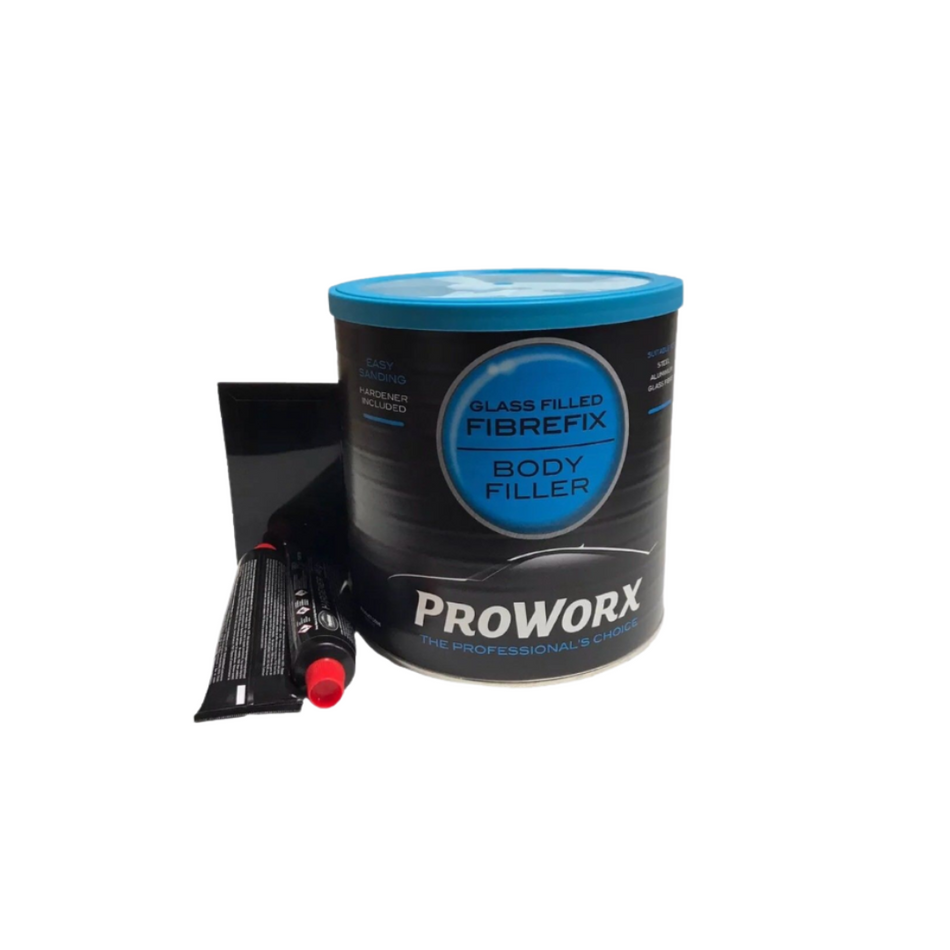 ProWorx Fibrefix Glass Car Body Filler with BPO Hardener 1.85L