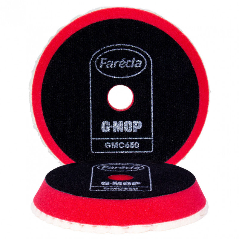 FARECLA G-MOP GMC650 6INCH 150MM SUPER HIGH CUT PAD - HOOK AND LOOP WOOL