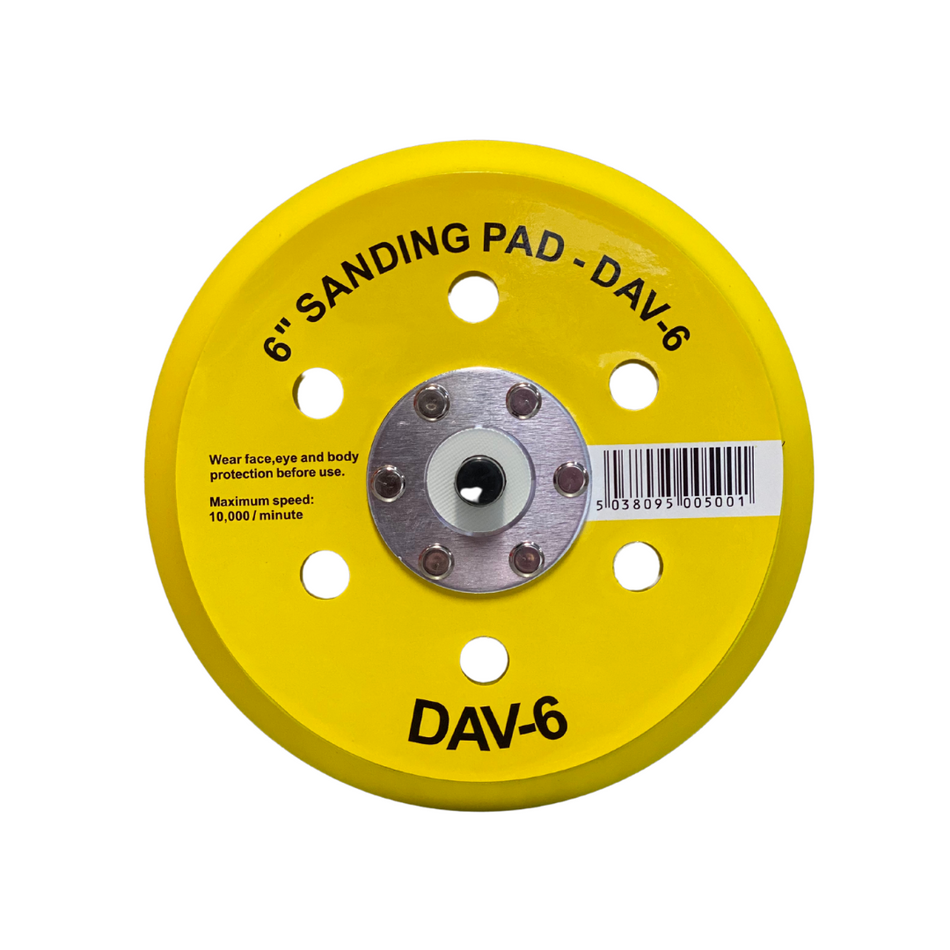 Fast Fit Backing Pad With 6 Holes (150MM) | DAV-6