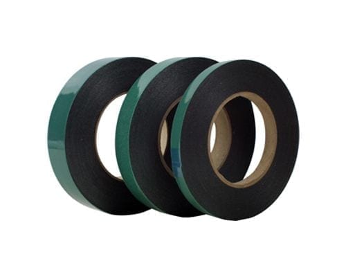 Double Sided Foam Black Badge Tape Waterproof Sticky Strong Adhesive