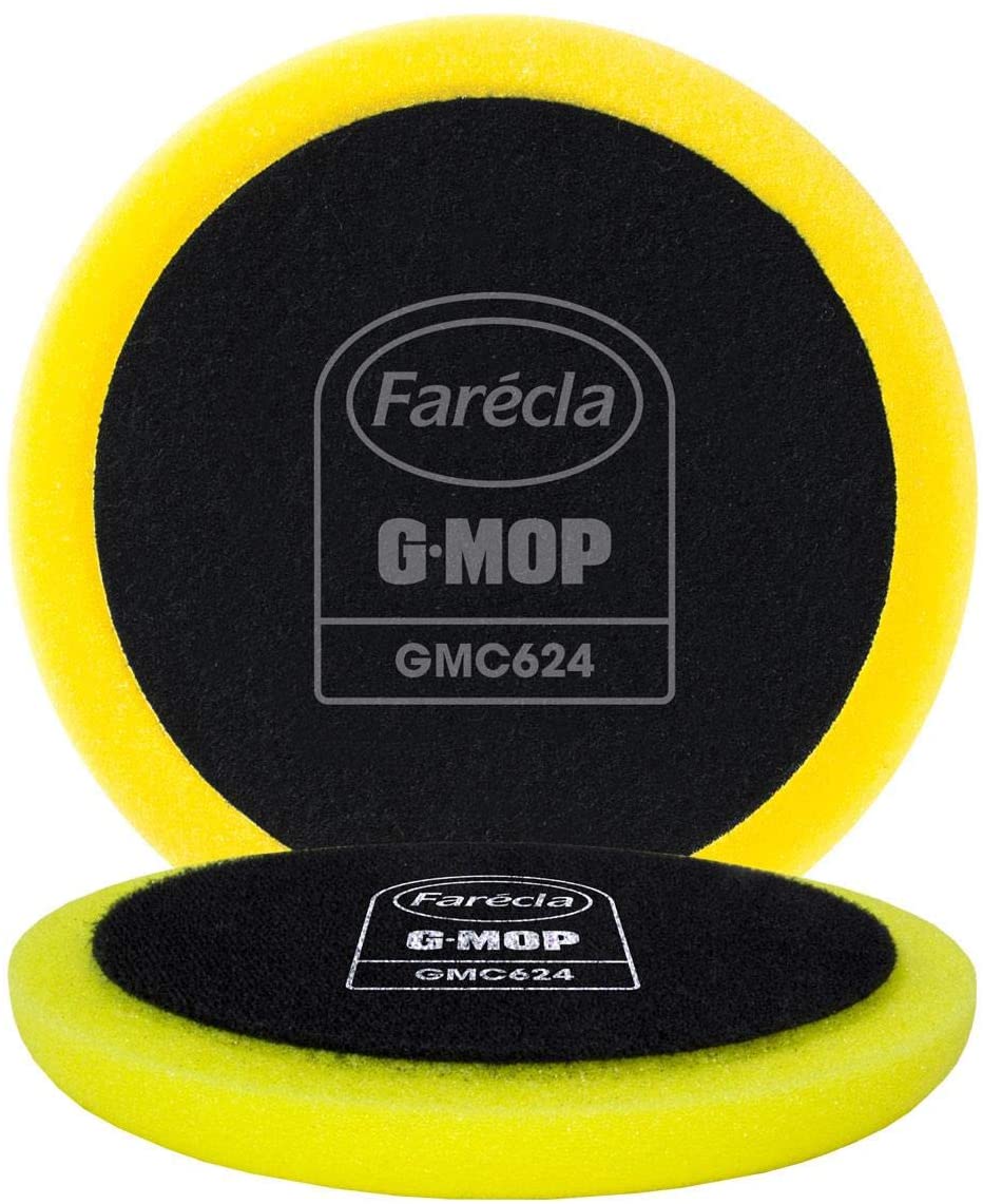 Farecla G Mop GMC624 Flexible Yellow Compounding Foams 6" Pack Of 2