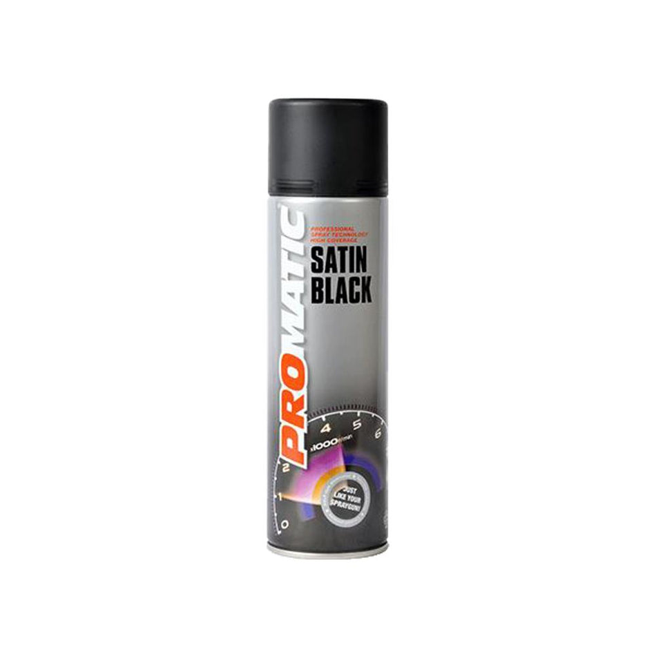 PROMATIC - SATIN BLACK AEROSOL (500ML)