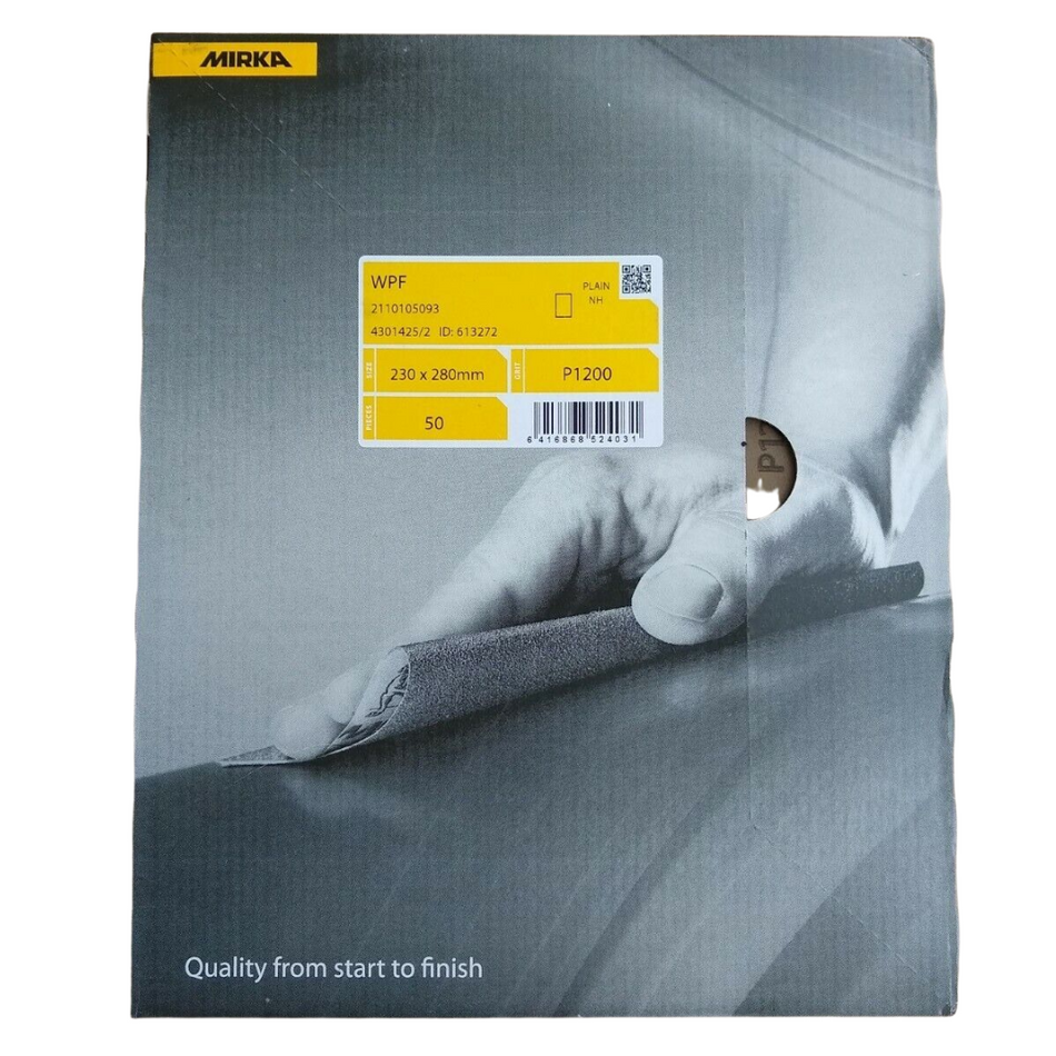 Mirka Wet and Dry Sand Paper (Pack of 50)